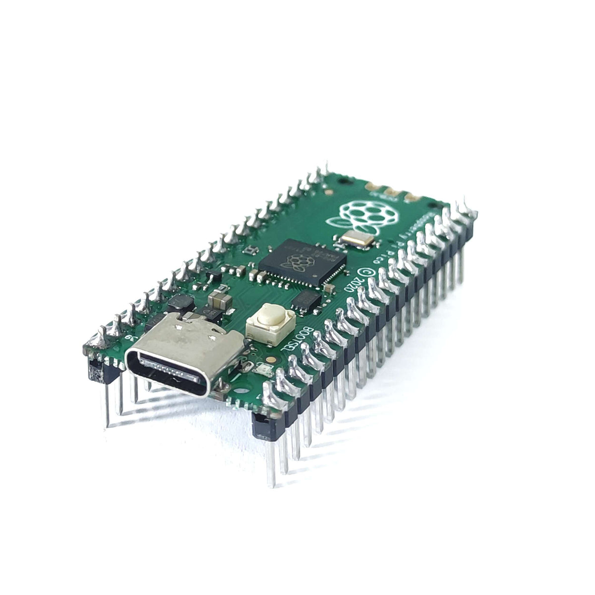 Pre Soldered Raspberry Pi Pico Rp2040 Microcontroller With Usb Cable ...