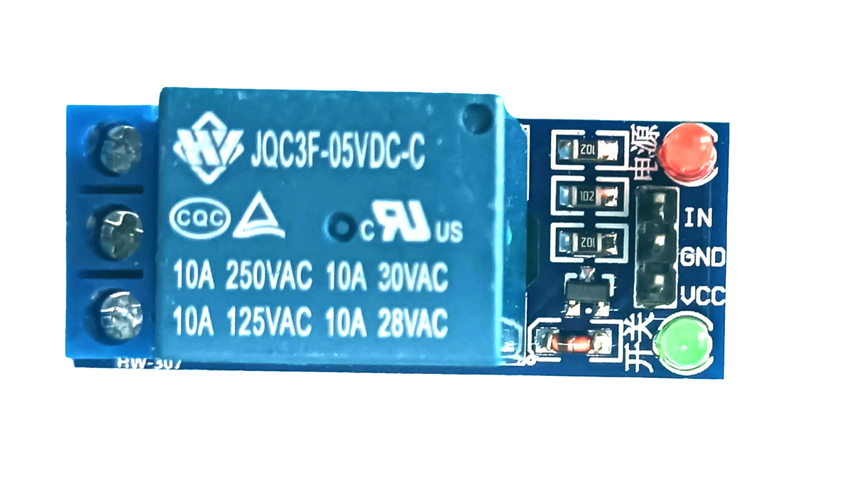 Relay Module 1 Channel - 10a/250vac 5v Coil – Electronic Solution