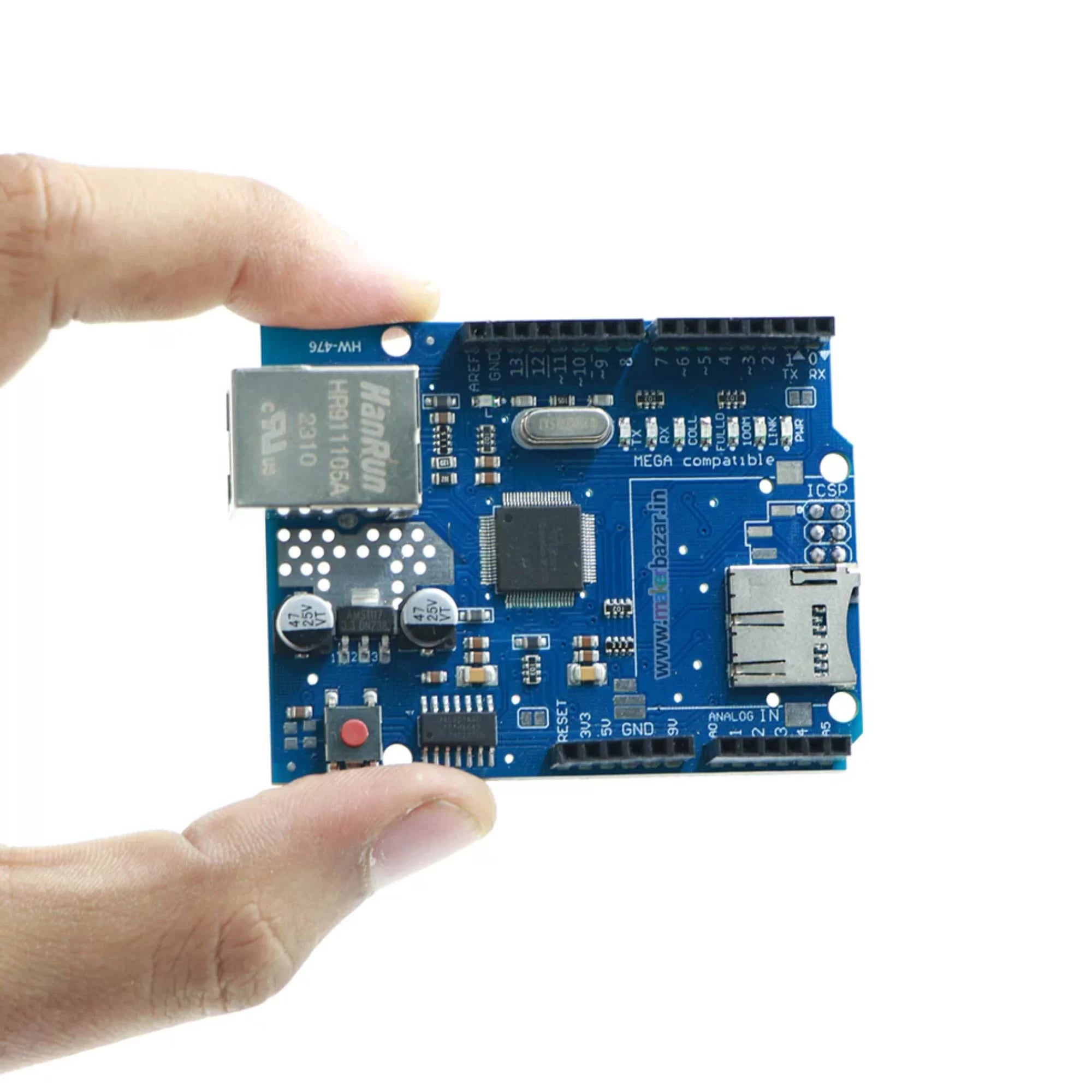 W5100 Ethernet Shield Network Expansion Board With Micro Sd Card Slot For Arduino