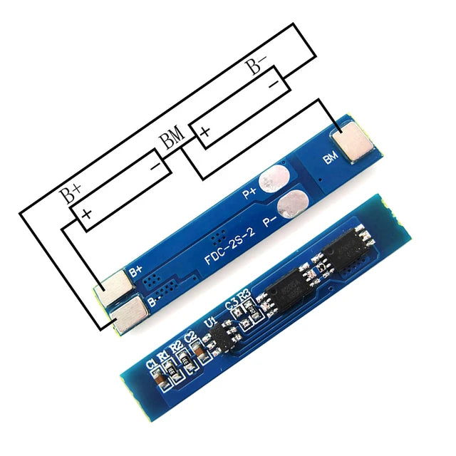 Fdc-2s-22s 3a 7.4v 8.4v 18650 Lithium Lipo Cell Battery Charger Board Li-ion Battery Charging Pcb Bms Protection Module Hx-2s-01