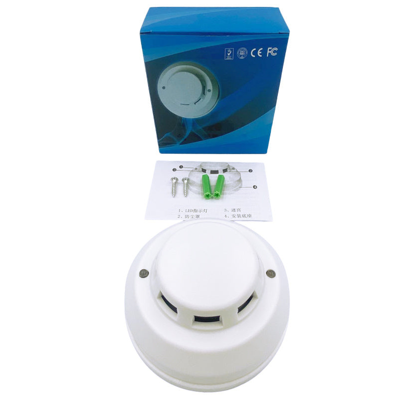 12/24V DC Power Supply Home Security CO Sensor Smoke Alarm 2 4 Wire Photoelectric Smoke Detector for Fire Alarm System