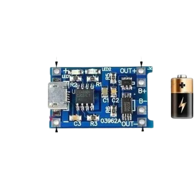 Tp4056 1a Li-ion Battery Charging Board Micro Usb With Current Protection Bms