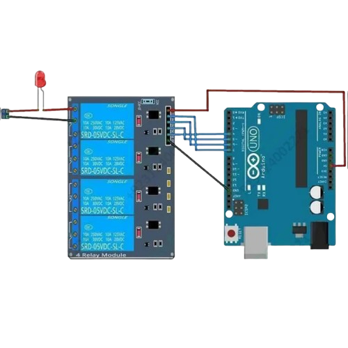 Arduino 4 Channel Relay Module Board – Electronic Solution