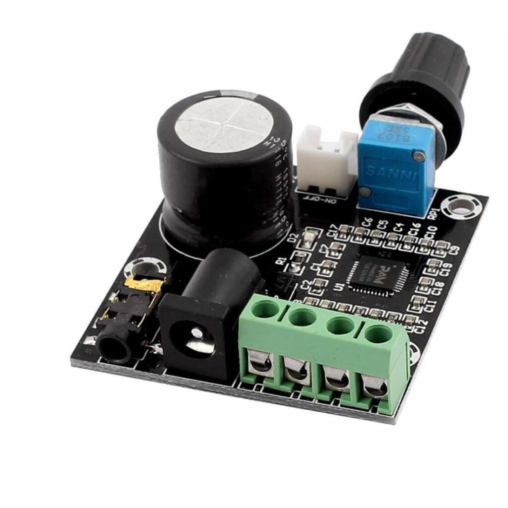 Pam8610 With Volume 12v Dual-channel Digital Amplifier Board Stereo Audio Amplifier Board 15w * 2