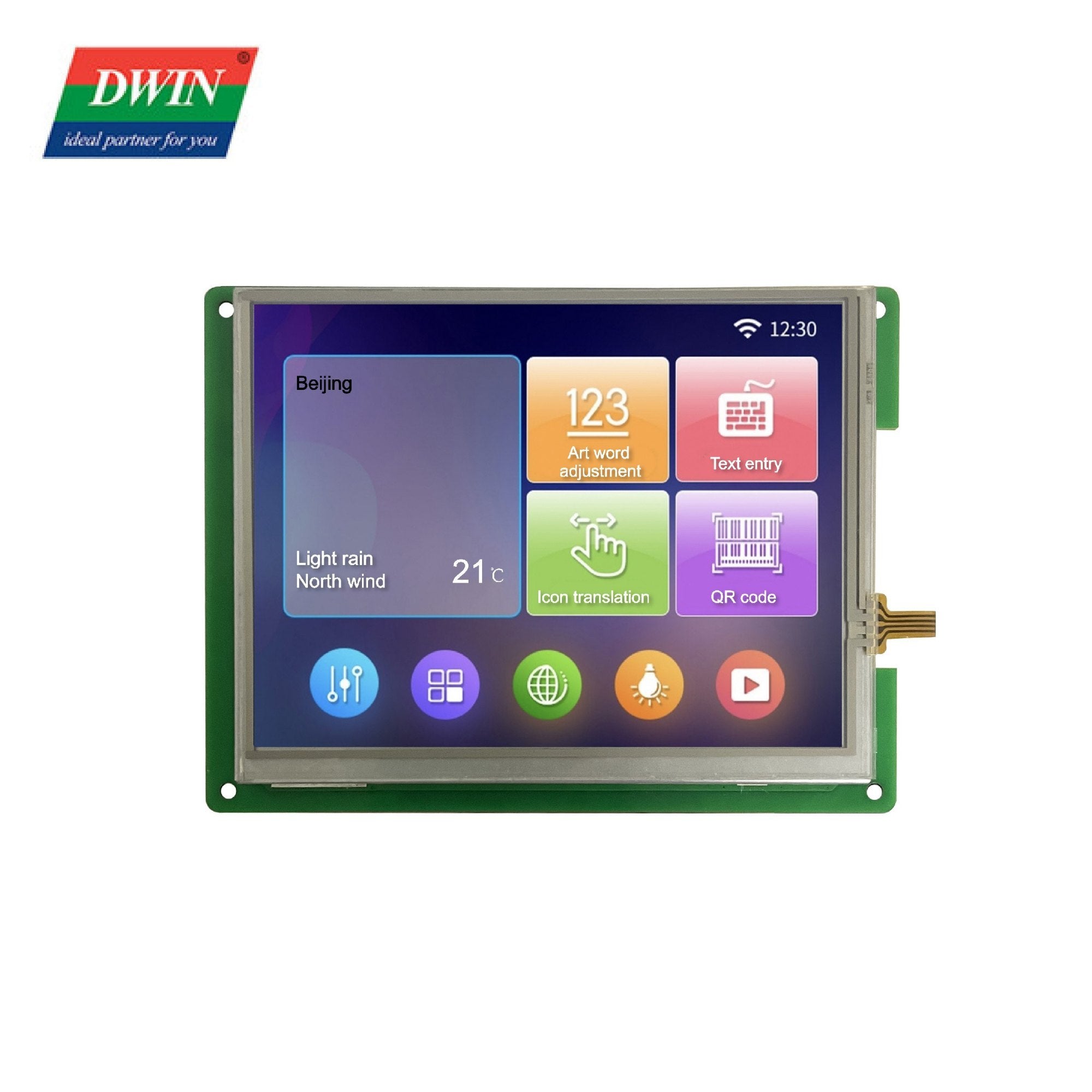 5 Inch With Enclosure Hmi Display Dmg80480c050 15wtr Commercial Grade