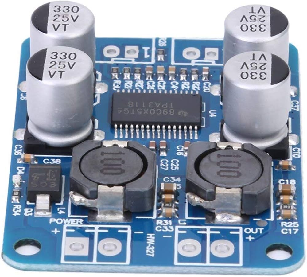 Digital 2 Channel Mono Audio Amplifier Board Module Tda3118