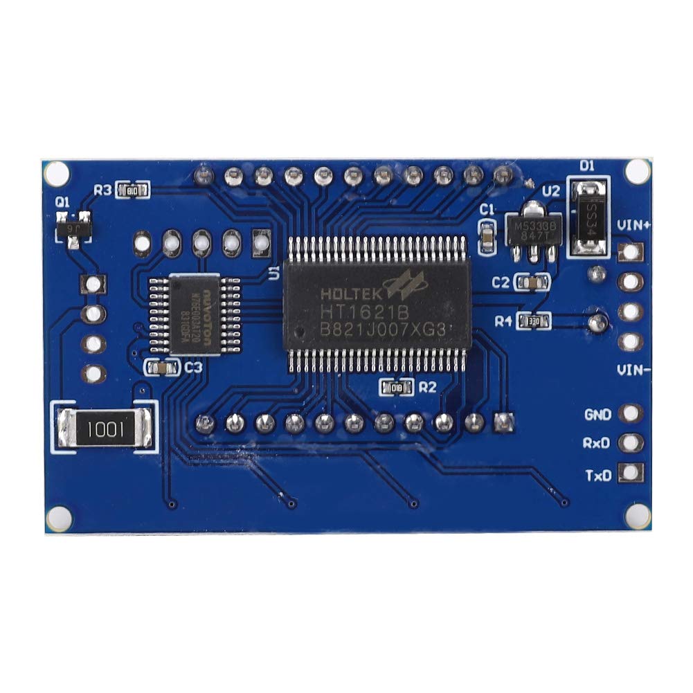 PWM Signal Generator Module, Rectangular Wave Pulse Rate Working Cycle Adjustable with LCD Display, Large Frequency Range and High Precision for Motor Driver Control (BLUE)