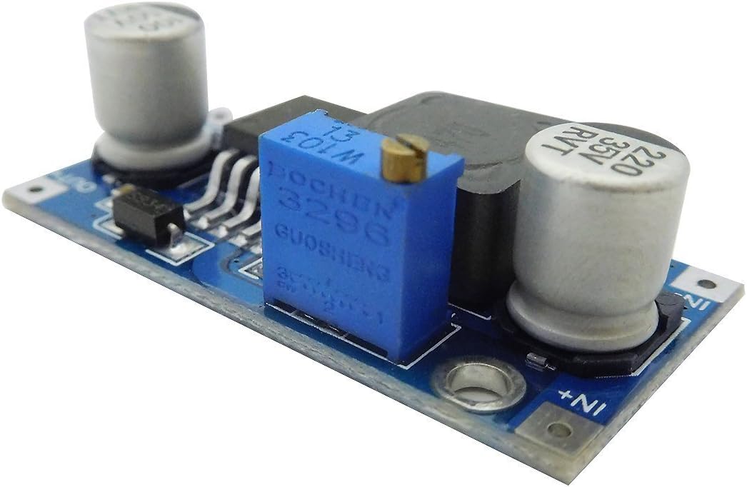 HiLetgo XL6009 Boost Module DC-DC Adjustable Module DC3.0-30V to DC5-35V Output Voltage Power Converter Circuit Board Module 400KHz