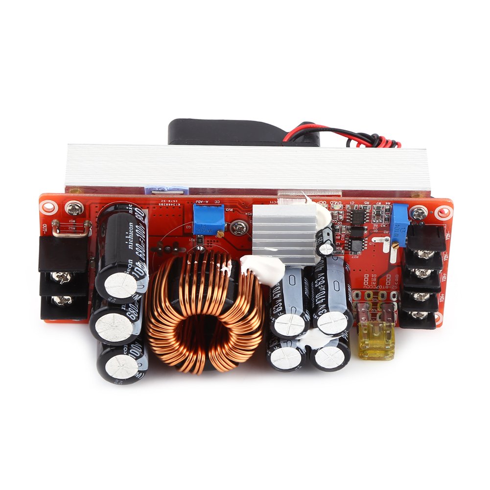 DC-DC Converter Module Boost DC Step Up Voltage Regulator CV Stabilizer Power Supply Module 10-60V to 12-97V 1500W 30A