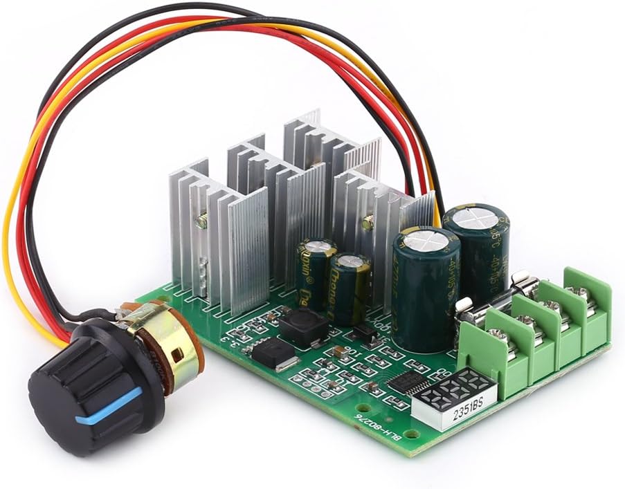 DC Motor Driver Controller PWM DC 6V-60V 30A Motor Regulator with A Digital Display