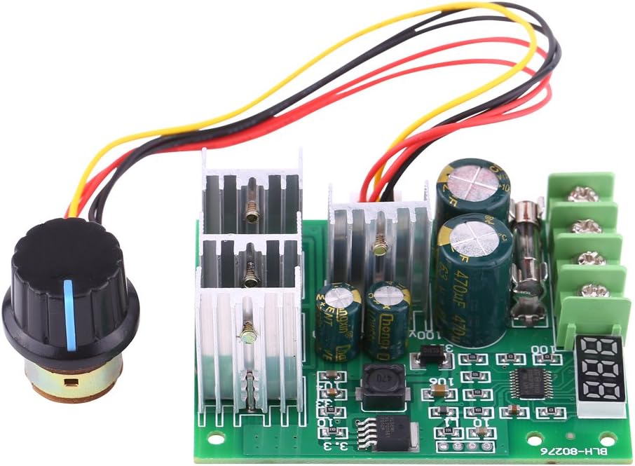 DC Motor Driver Controller PWM DC 6V-60V 30A Motor Regulator with A Digital Display