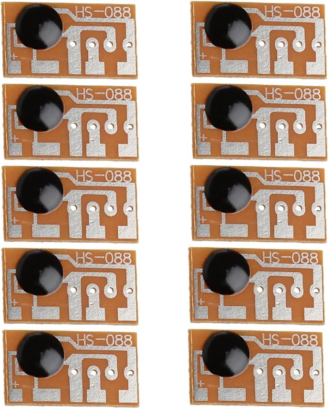 BIlinli HS-088 Doorbell Three Times Music Sound Card Chip Mono Music Voice Module Pack of 10