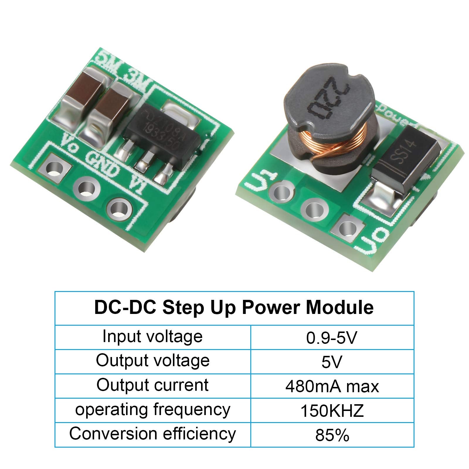 Discontinued 0.9 5v To 5v Dc-dc Step-up Power Module Voltage Boost Converter Board 1.5v 1.8v 2.5v 3v 3.3v 3.7v 4.2v To 5v