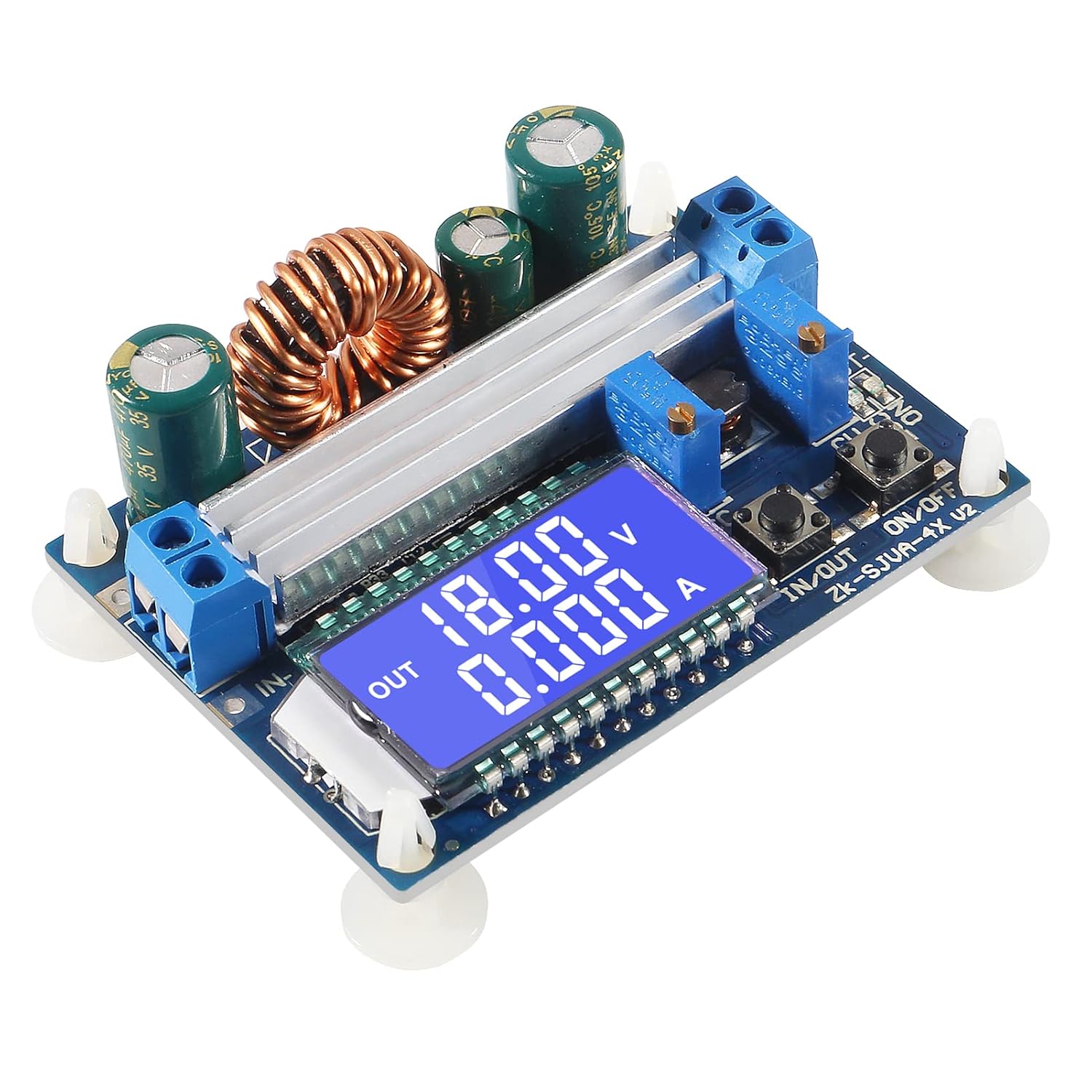 4a Buck-boost Converter Module Adjustable Buck Boost Board With Lcd Display