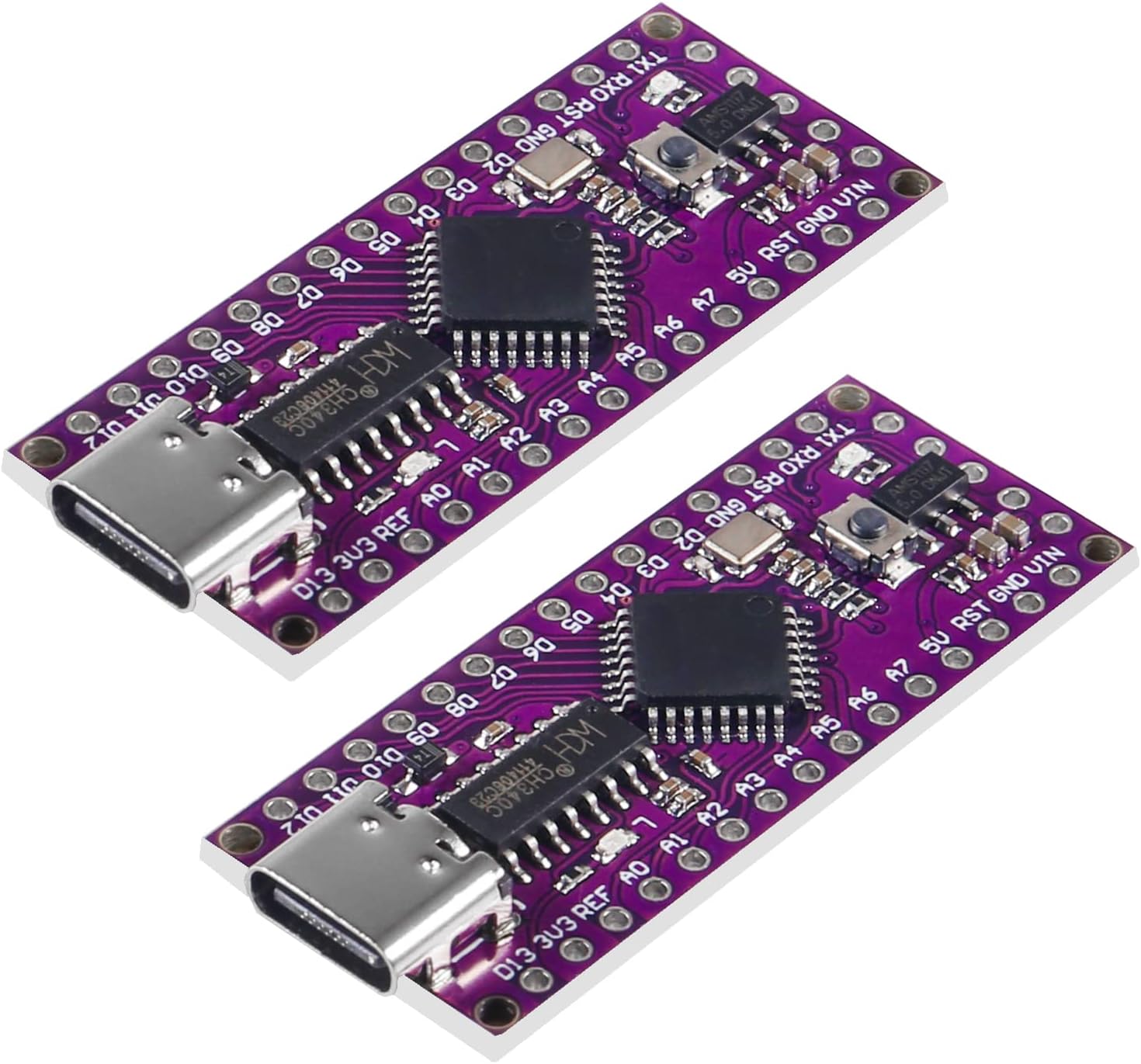 LGT8F328P LQFP32 MiniEVB HT42B534 Develope Board Replace Nano V3.0 ATMEGA328 Compatible for Arduino (LGT8F328P Type-C)