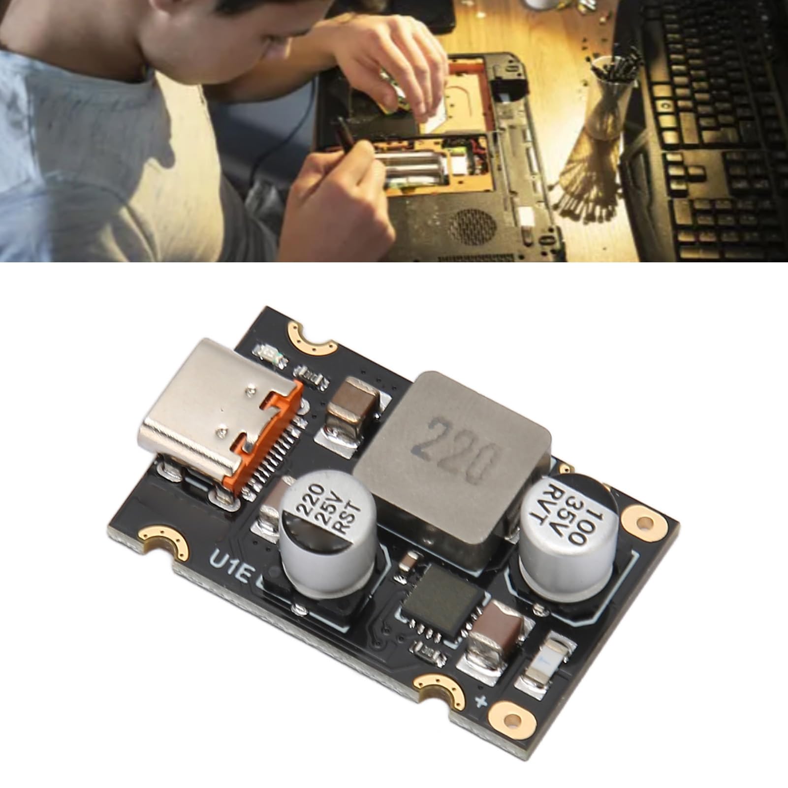 PD 65W Fast Charging Module Type C Interface Fast Charging Adapter Board DC8 to 32V Charging Protection