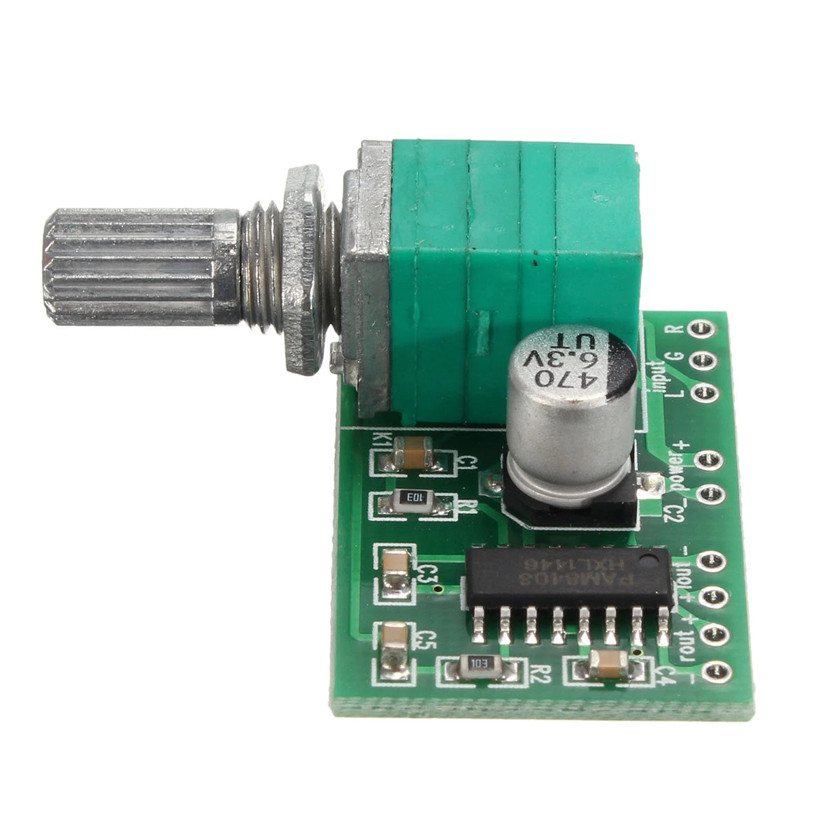 Mini 2 Channel Digital Usb Audio Amplifier Board Module Pam8403 With Volume Control Potentionmeter