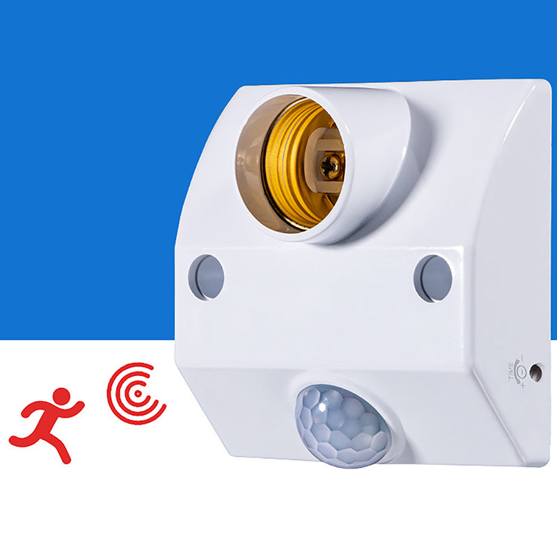 Smart E27 LED Lamp Base Holder With Light Control Switch Bulb Socket Adapter 110V-240V 50W Induction Infrared Motion Sensor