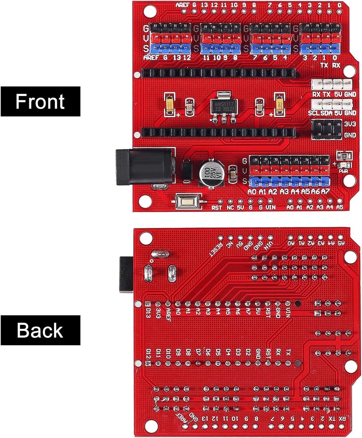 Arduino Nano Sensor Shield Nano I/o Expansion Board Prototype Shield