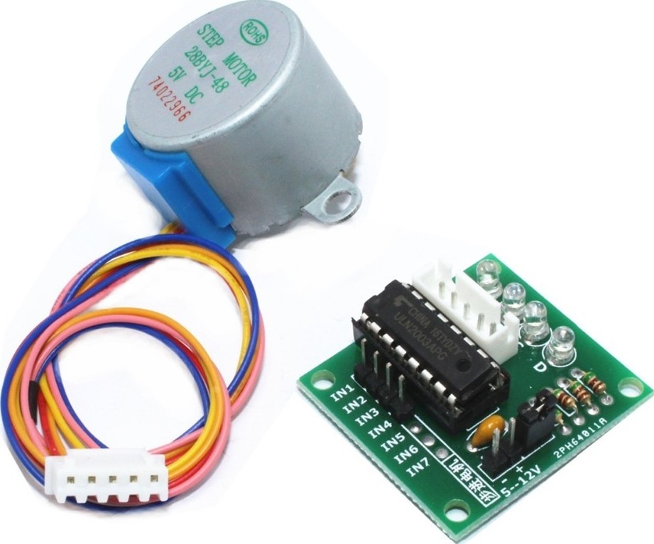 28YBJ-48 DC 5V 4 Phase 5 Wire Stepper Motor With ULN2003 Drive in Pakistan