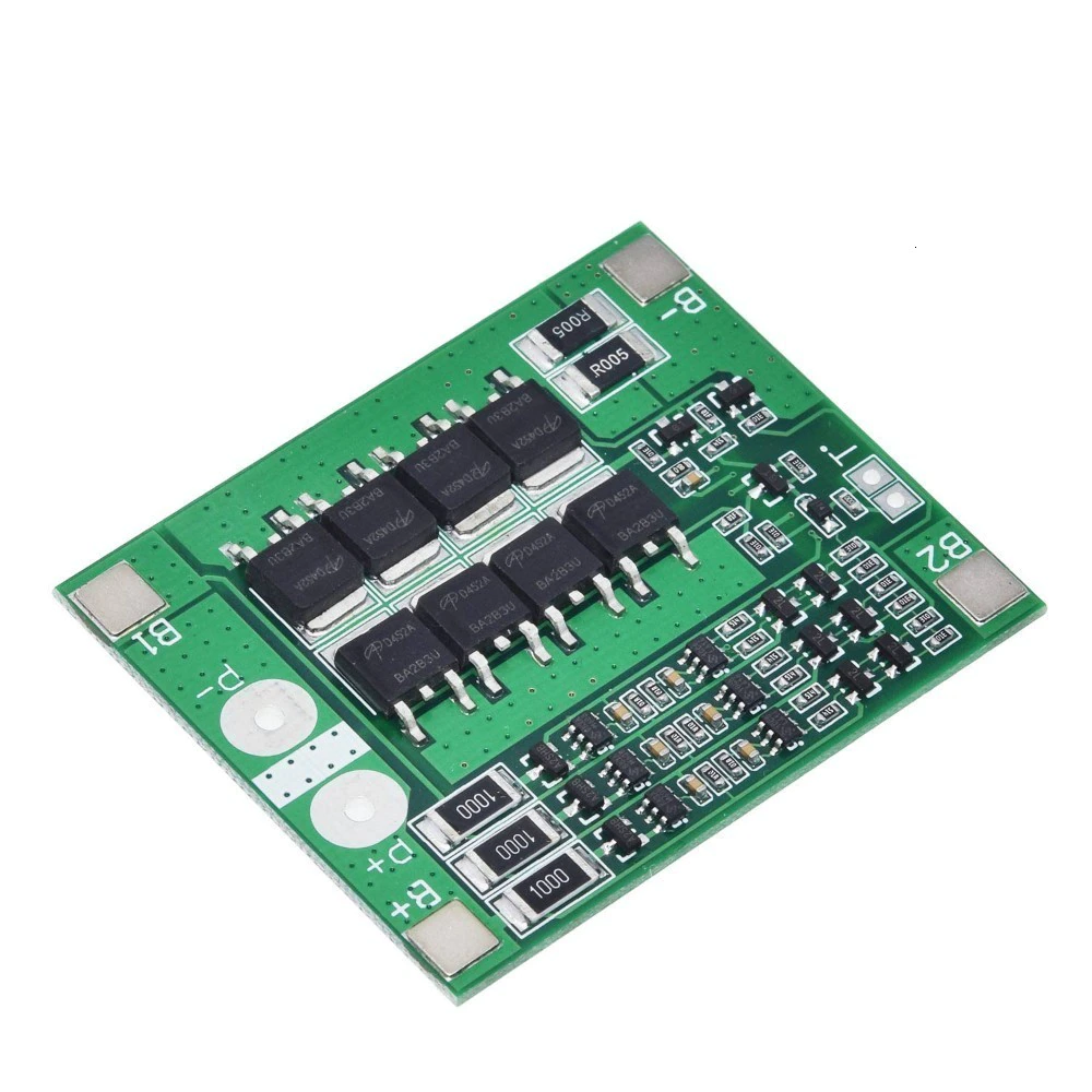 3s 40a Bms 11.1v 12.6v 18650 Lithium Battery Protection Board With 100ma Balancing Feature