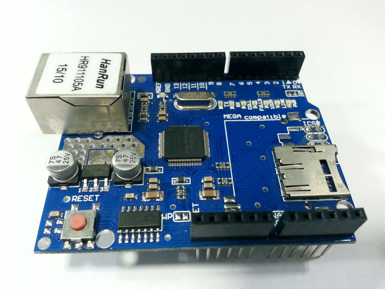 W5100 Ethernet Shield Network Expansion Board With Micro Sd Card Slot For Arduino