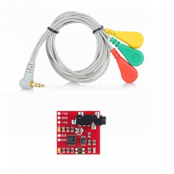 EMG Muscle Signal Sensor Module Kit for Arduino
