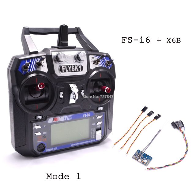 Flysky FS-i6 AFHDS 2A 2.4GHz 6CH Radio System Transmitter for RC Helicopter Quadcopter Glider with FS-iA6 Receiver