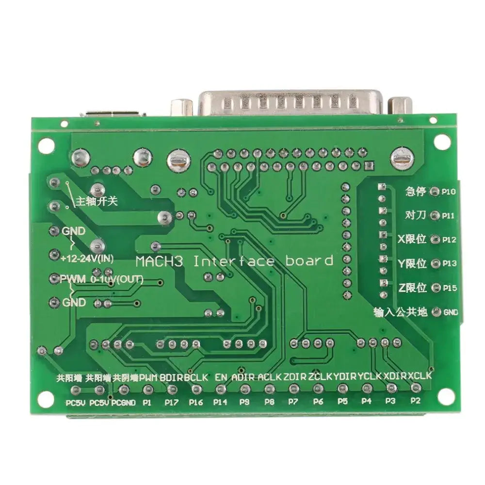 Mach3 Breakout Board 5 Axes CNC Breakout Board With Optical Coupler For MACH3 Stepper Motor Drive