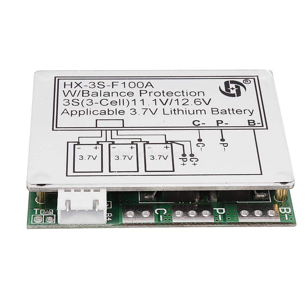 Hx-4s-f100a 100a 4s Bms 18650 Battery Protection Board 4s 100a Bms Module