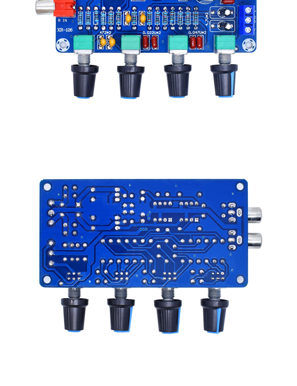 XH-M164 NE5532 Stereo Pre-Amp Preamplifier Tone Board Audio 4 Channels Amplifier Module