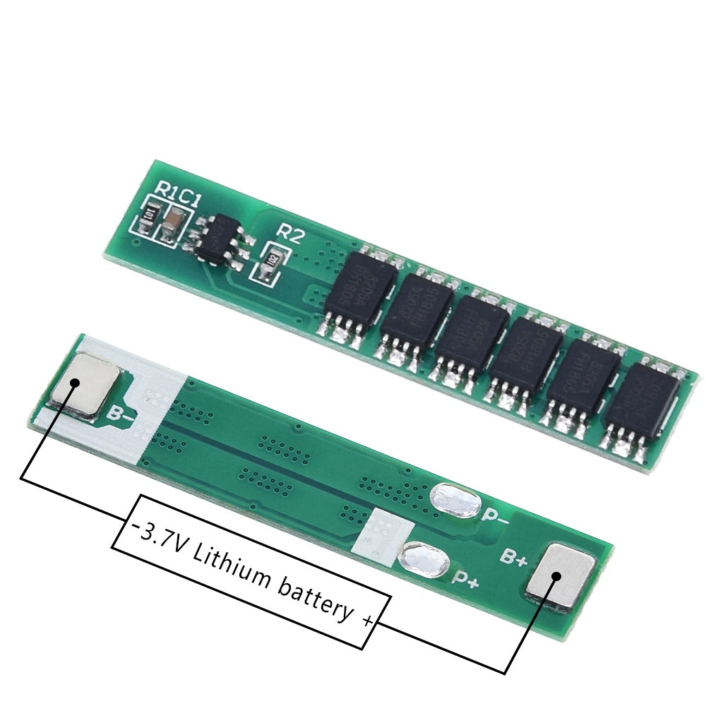 1s 3a 3.7v Li-ion Bms Pcm Protection Board Without Wire For 18650 Lithium Lion Battery