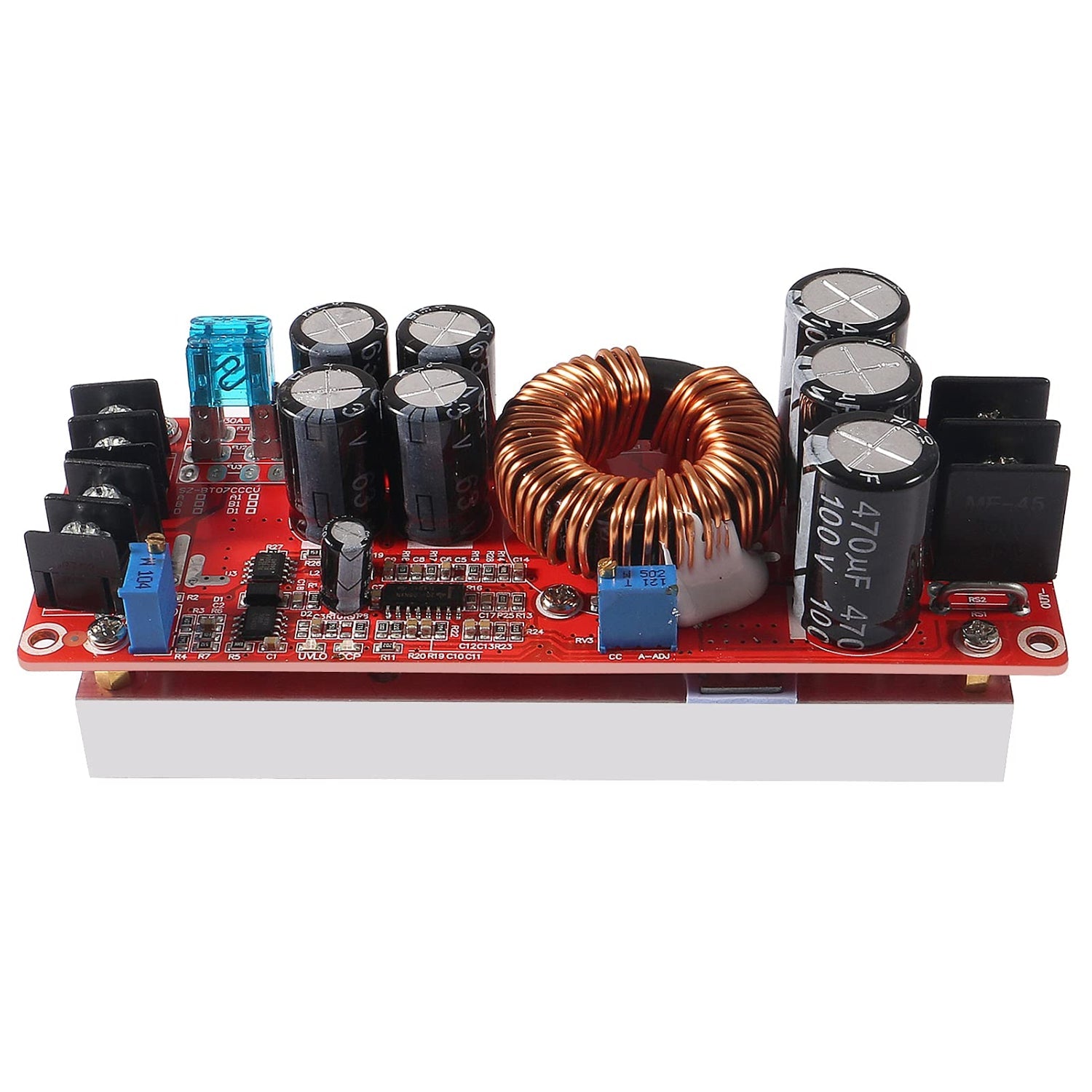 DC-DC 1200W 20A DC Converter Boost Step-up Power Supply Module in 10-60V / Out 12-83V Boost Adjustable Constant Voltage Constant Current Board Charging Module
