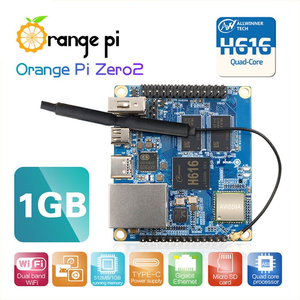 1GB RAM Orange Pi Pc H3Quad Core Development Board Module