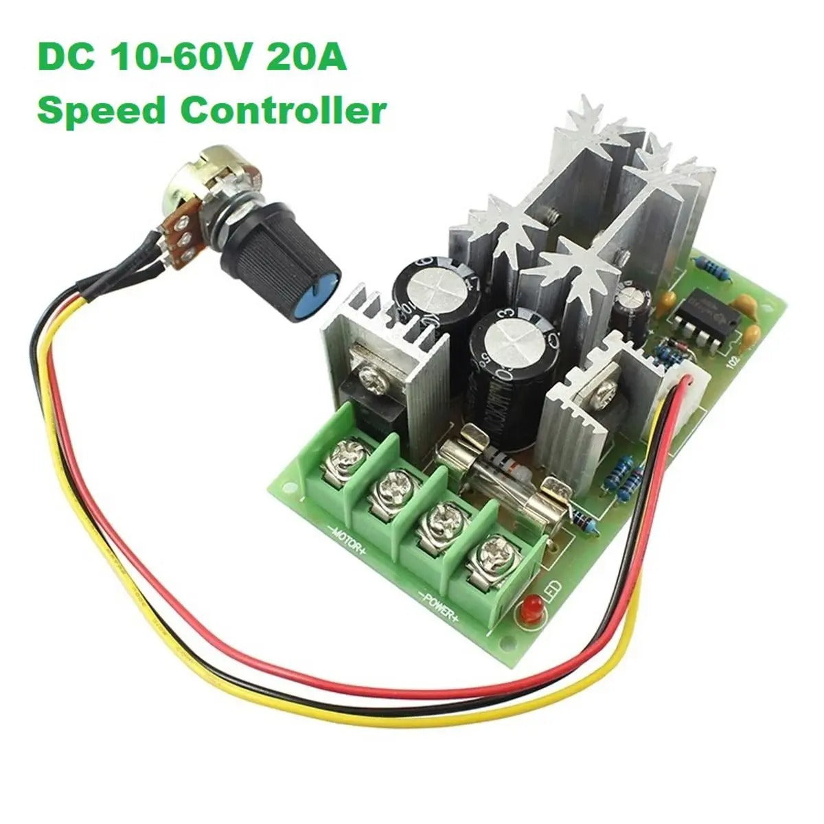 20A PWM DC Motor Speed Controller Regulator