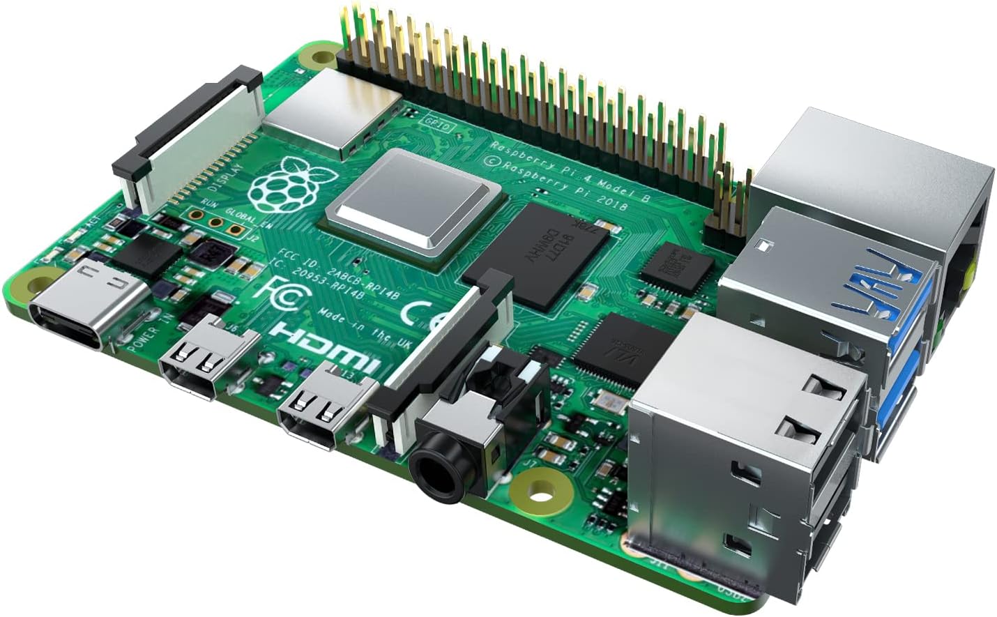 Raspberry Pi 4 8gb Ram Model b Quad Core Cpu 1.5ghz Development Board