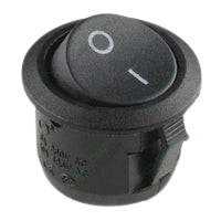 Kcd-107 Spst Round Rocker Switch Button