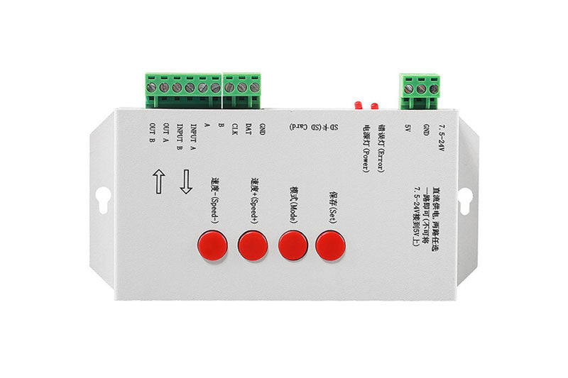 T-1000S Pixel LED Controller For LPD6803/WS2801/WS2811/WS2812/WS2812B LED Strip Lights