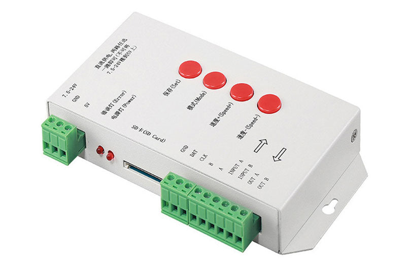 T-1000S Pixel LED Controller For LPD6803/WS2801/WS2811/WS2812/WS2812B LED Strip Lights