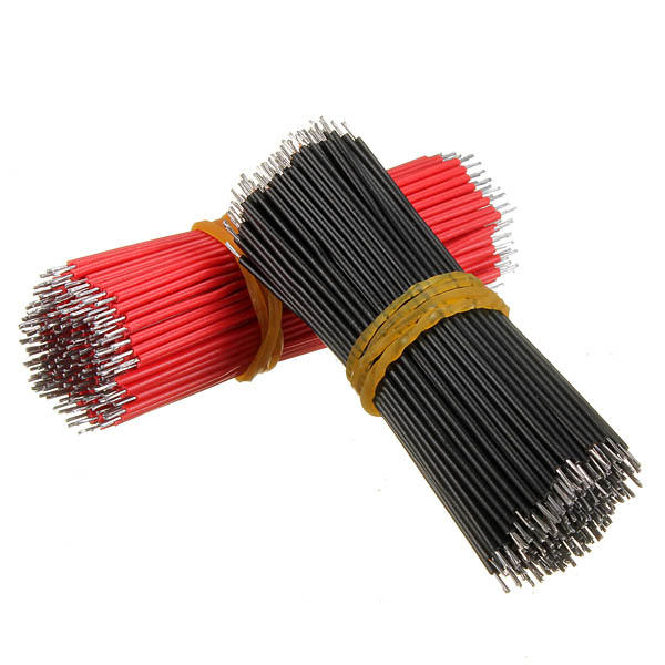 Vero Board Breadboard Jumper Cable Dupont Wire Electronic Wires Black Red Color