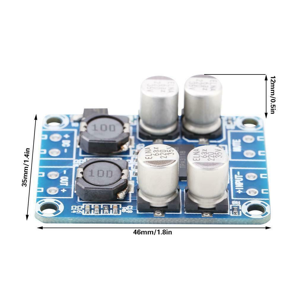 Digital 2 Channel Mono Audio Amplifier Board Module Tda3118