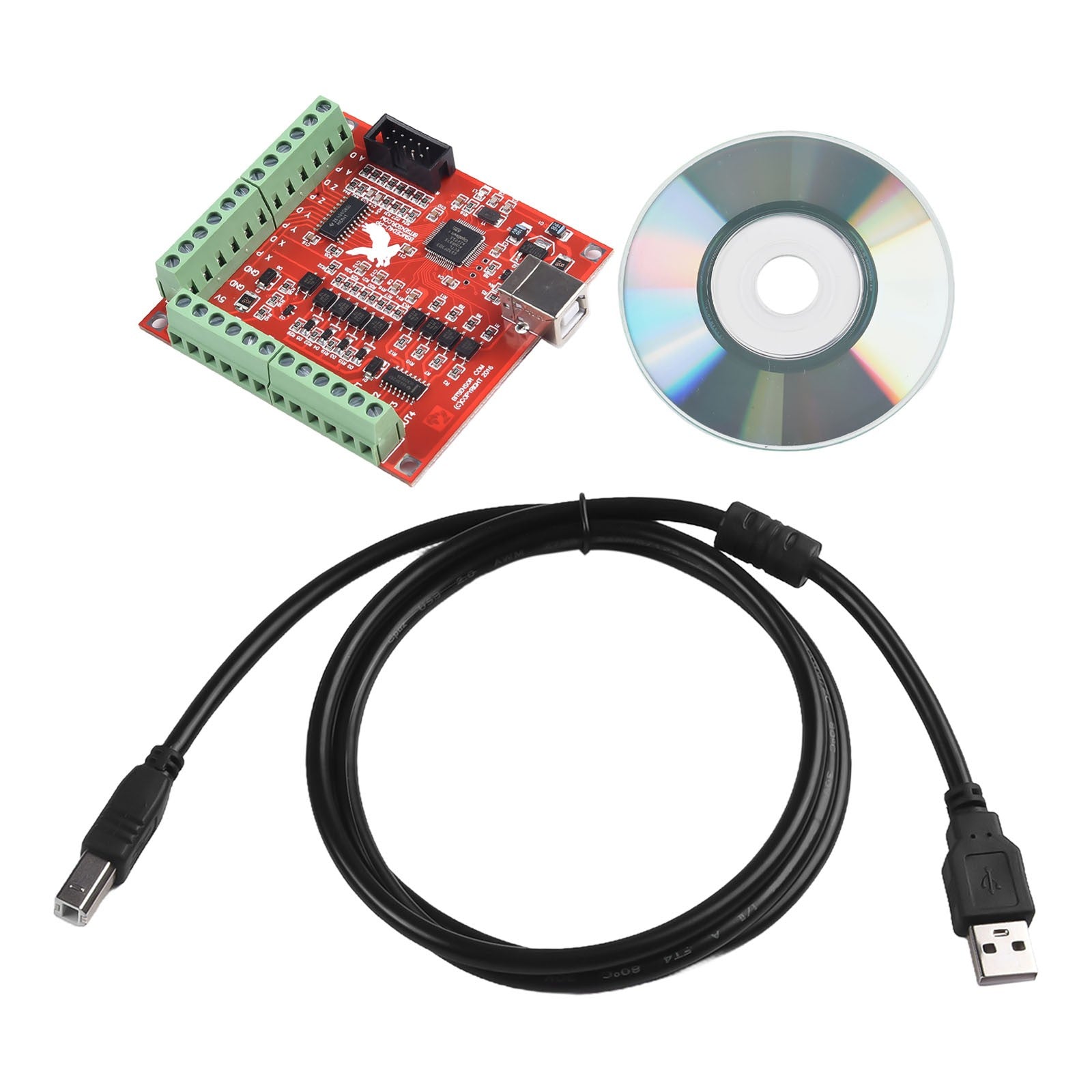 CNC USB MACH3 100Khz Breakout Board 4 Axis Interface Driver Motion Controller