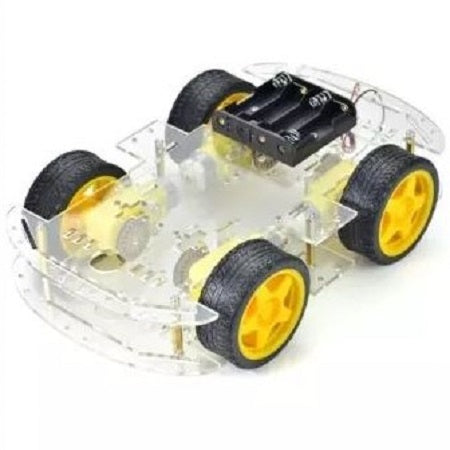 4 Wheel Car Robot Chassis Kit in Pakistan