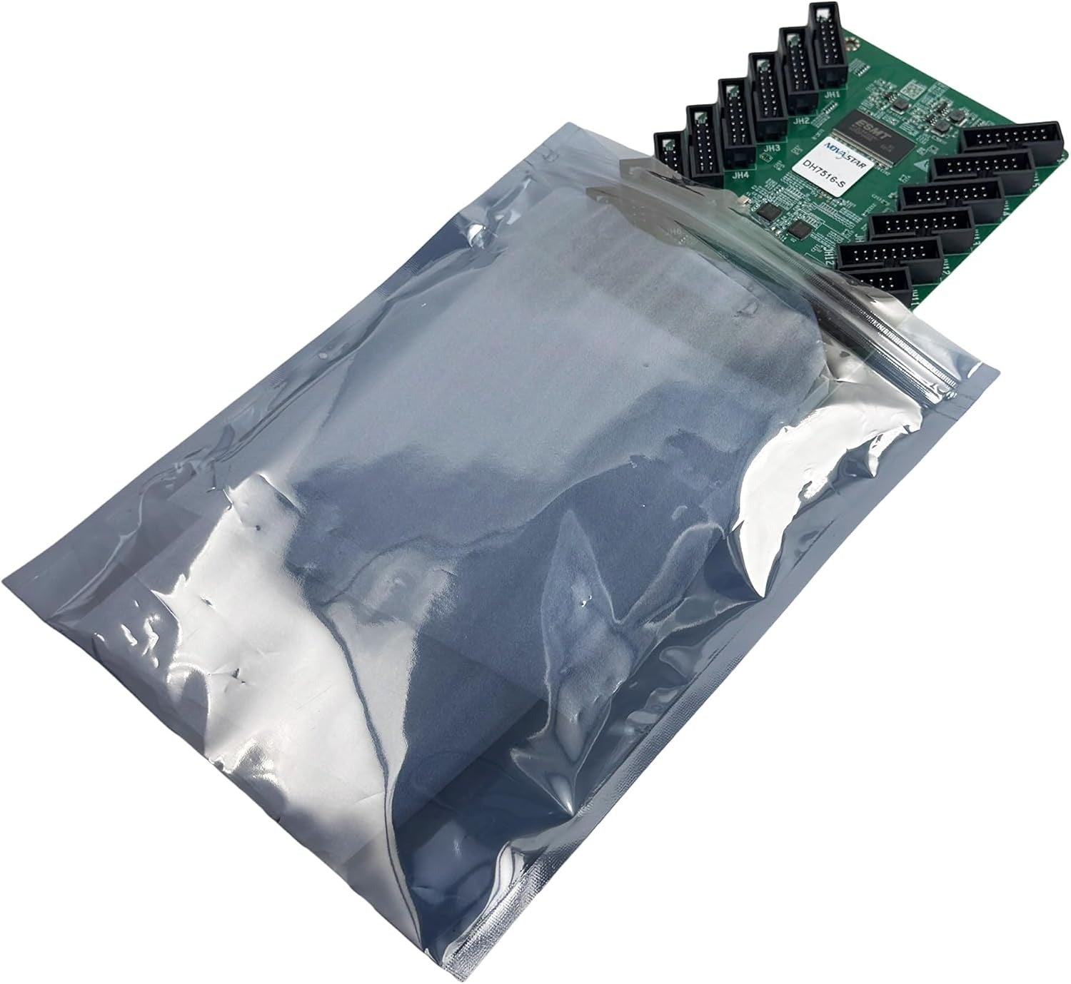 Novastar DH7508-S LED Receiving Card - 512x384 Pixel Support, Point-by-Point Brightness & Chroma Correction, 3D Output, HUB75E Interface, Video Wall Solution, Dual Backup System, (New DH7508)