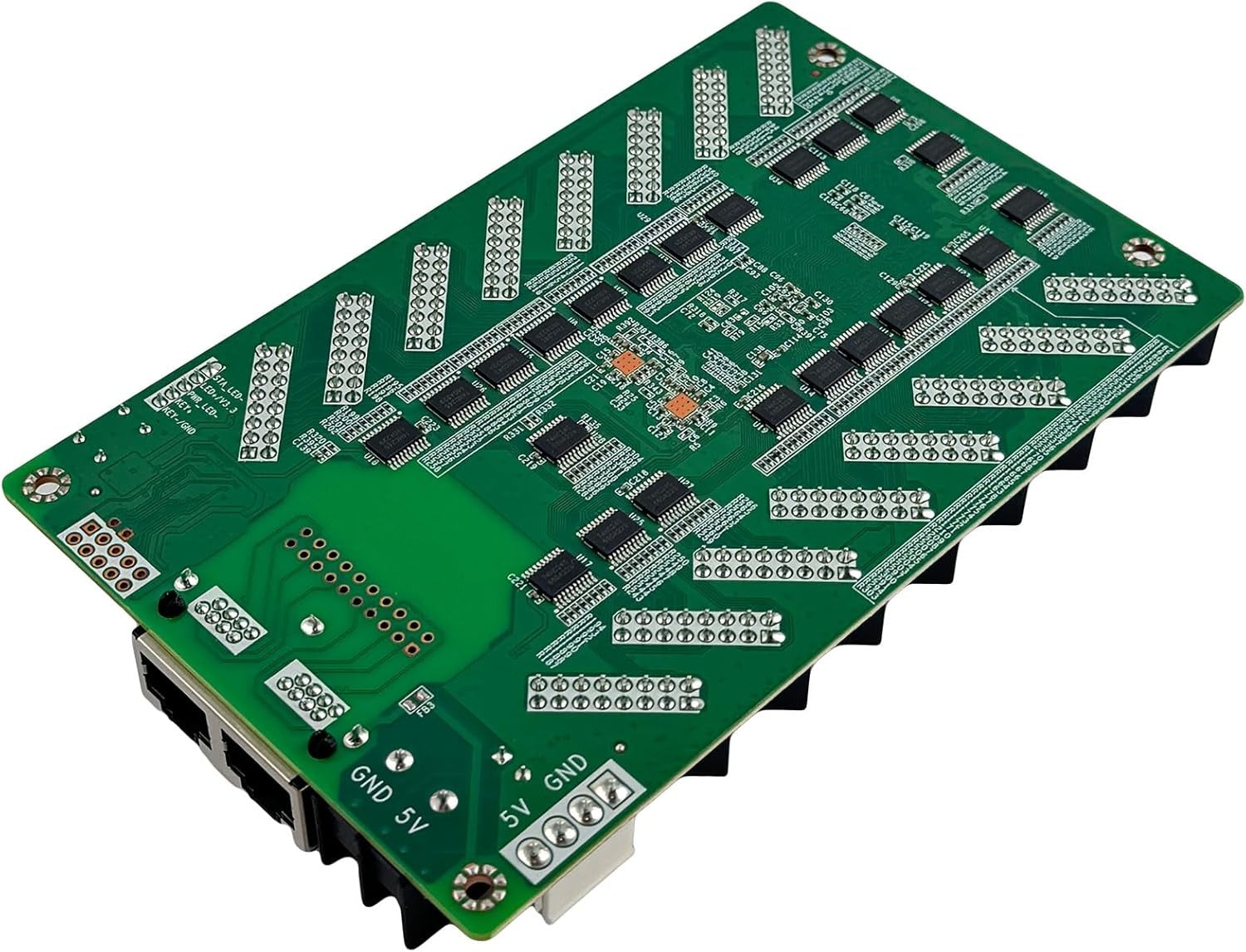 Novastar DH7508-S LED Receiving Card - 512x384 Pixel Support, Point-by-Point Brightness & Chroma Correction, 3D Output, HUB75E Interface, Video Wall Solution, Dual Backup System, (New DH7508)