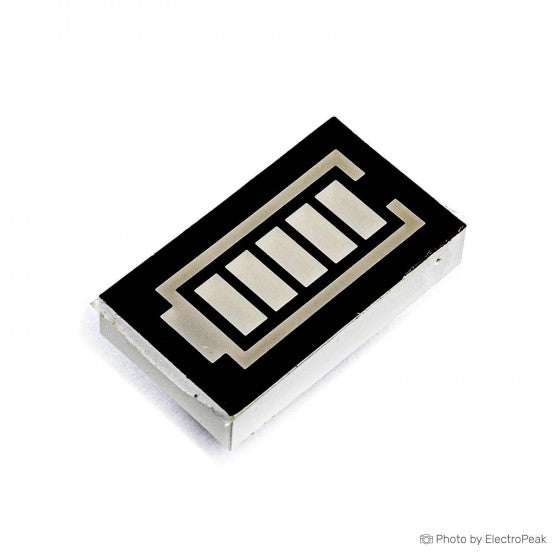Bi-Color 5-Bars Battery Bar Graph LED Display