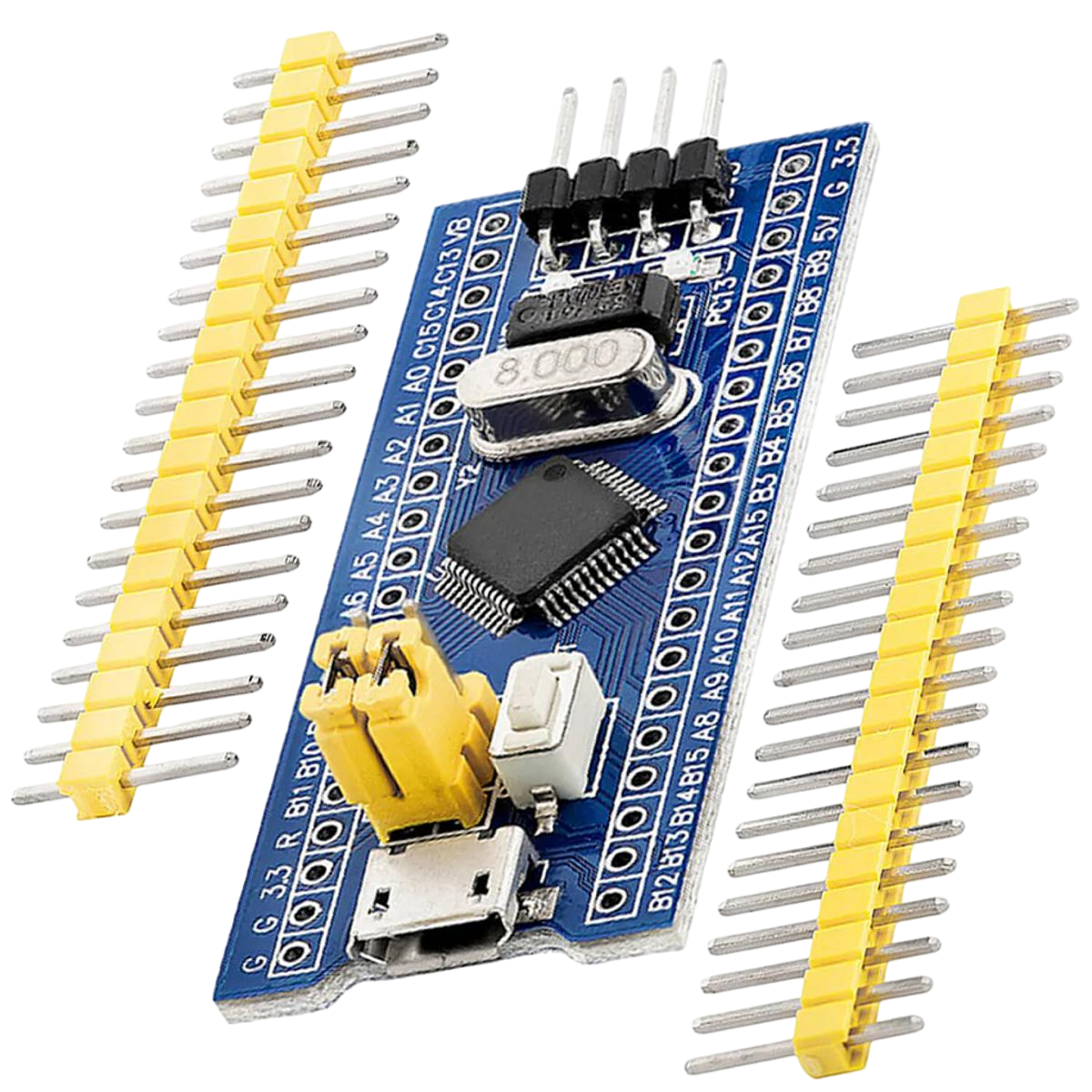 Original Blue Pill STM32f103C8T6 STM32F103 ARM Cortex-M3 Minimum System Development Board In Pakistan