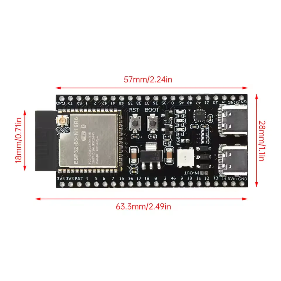 ESP32 S3 DevKitC-1 N16R8 Development Board | Pakistan – Electronic Solution
