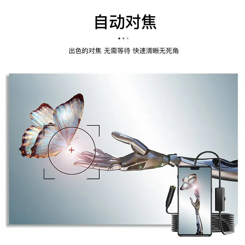 5MP 1944P 11MM Auto Focal 3in1 USB For Android OTG Endoscope CMOS Borescope Inspection Otoscope Digital Microscope Camera