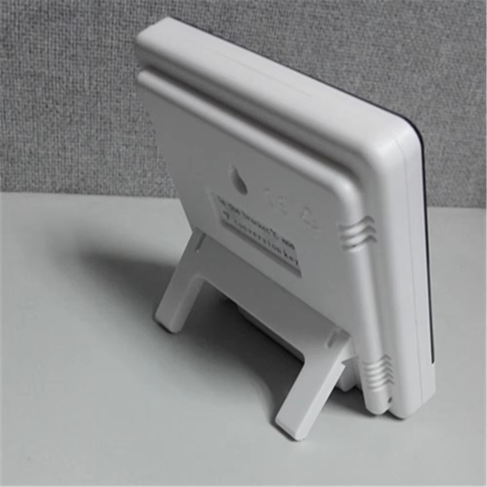 Multifunction Digital Thermometer Humidity Gauge Clock with Big Screen Room Temperature and Humidity Indicator